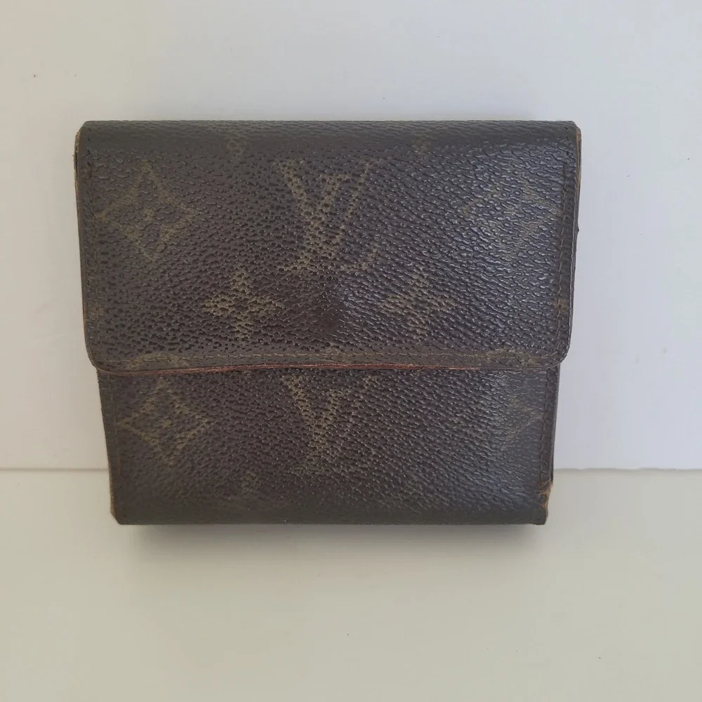 Louis Vuitton Monogram Canvas Portefeuille Billets Double Wallet MI0992 Brown - Picture 2 of 14